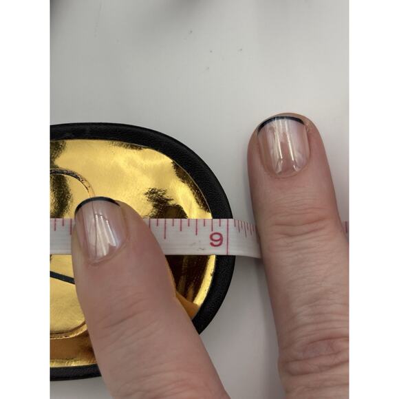 Valentino One Stud Leather Gladiator Sandals Black Leather Size 35 5 Rockstud - Picture 13 of 15